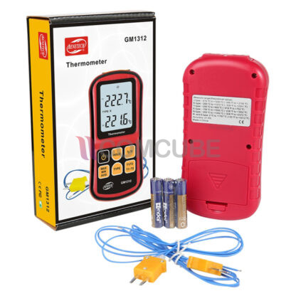 เทอร์โมมิเตอร์แบบเทอร์โมคัปเปิล 2 แชนแนล BENETECH GM1312 - Image 2