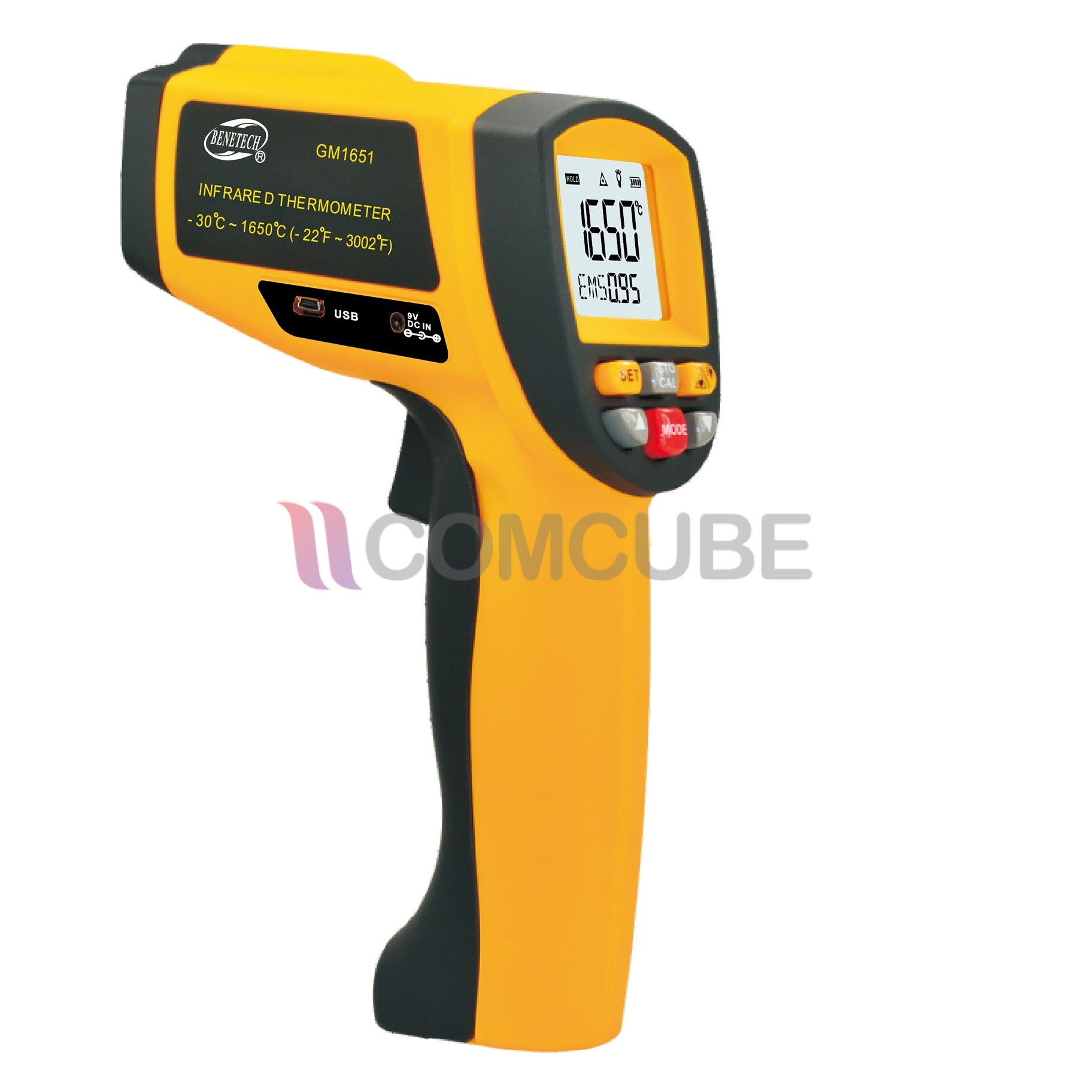 GM1651 เทอร์โมมิเตอร์แบบอินฟราเรด+USB Interface