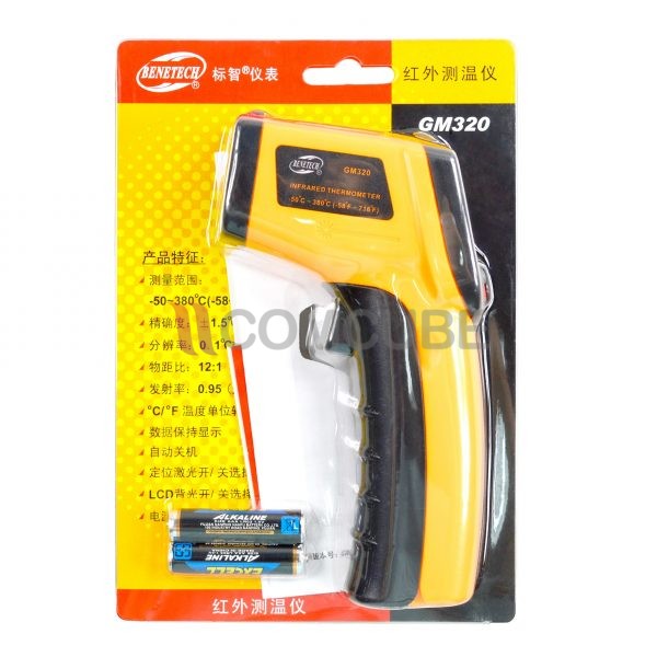 เครื่องวัดอุณหภูมิแบบอินฟราเรด BENETECH รุ่น GM320 IR Thermometer