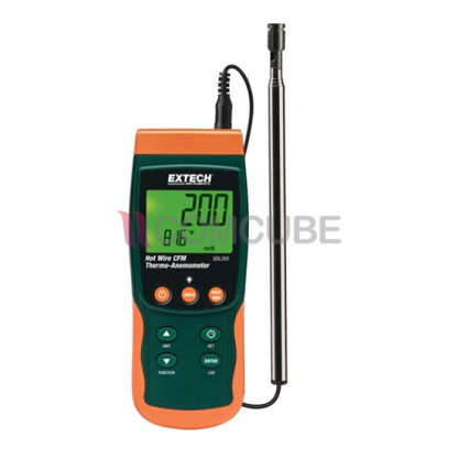 เครื่องวัดความเร็วลม/CFM,CMM/อุณหภูมิ EXTECH SDL350 Datalogger (Hot Wire)