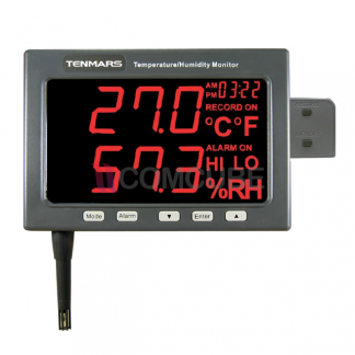 TENMARS TM-185D เครื่องวัดอุณหภูมิและความชื้นสัมพัทธ์ Data Logger