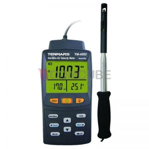 TENMARS TM-4002 เครื่องวัดความเร็วลม/CFM,CMM/อุณหภูมิ/ความชื้น (Hot Wire)