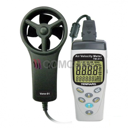 TENMARS TM-412 เครื่องวัดความเร็วลม/CFM,CMM/อุณหภูมิ