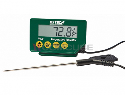 เทอร์โมมิเตอร์ Extech TM25 เซนเซอร์วัดอุณหภูมิแบบสแตนเลสยาว 105มม.