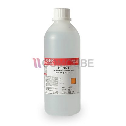 pH 4.01 Buffer Solution HANNA HI7004L น้ำยาสอบเทียบ (500 มิลลิลิตร) - Image 2