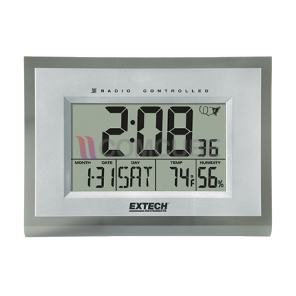 เครื่องวัดอุณหภูมิ/ความชื้นสัมพัทธ์/นาฬิกา EXTECH 445706