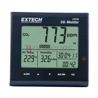 เครื่องวัดก๊าซคาร์บอนไดออกไซด์ (CO2)/อุณหภูมิ/ความชื้น EXTECH CO100