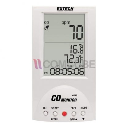 เครื่องวัดก๊าซคาร์บอนมอนอกไซด์ (CO)/อุณหภูมิ/ความชื้น EXTECH CO50