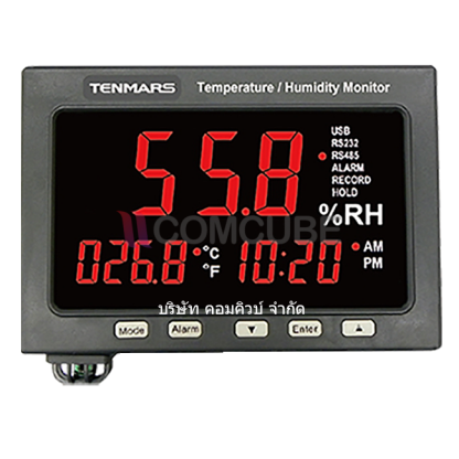เครื่องวัดอุณหภูมิ/ความชื้นสัมพัทธ์ TENMARS TM-185A Data Logger