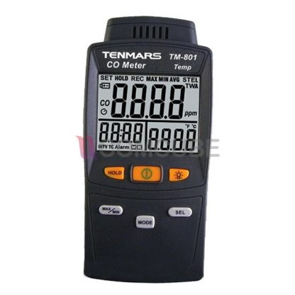 เครื่องวัดก๊าซคาร์บอนมอนอกไซด์ (CO)/อุณหภูมิ TENMARS TM-801