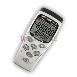 เทอร์โมมิเตอร์แบบเทอร์โมคัปเปิล Type K/J TENMARS TM-82N (2 แชนแนล)