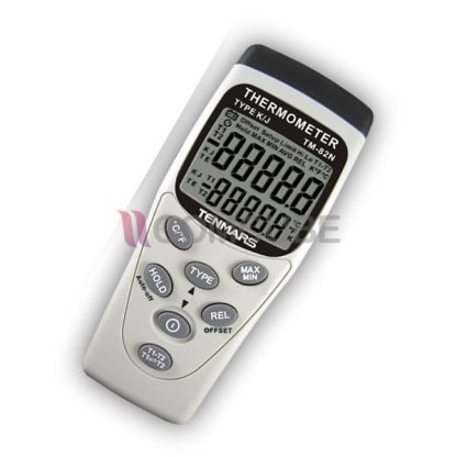 เทอร์โมมิเตอร์แบบเทอร์โมคัปเปิล Type K/J TENMARS TM-82N (2 แชนแนล)