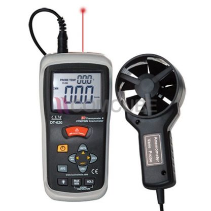 เครื่องวัดความเร็วลม/เครื่องวัดอุณหภูมิอินฟราเรด/CFM/CMM CEM DT-620