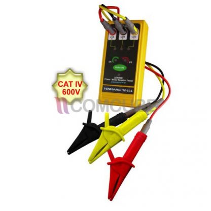เครื่องตรวจวัดลำดับเฟส 3 Phase Rotation Indicator TENMARS TM-604