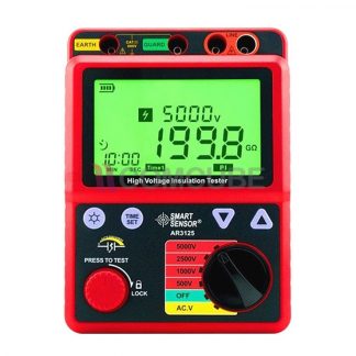 SMART SENSOR AR3125 เครื่องทดสอบค่าความเป็นฉนวนไฟฟ้า (1000GΩ)