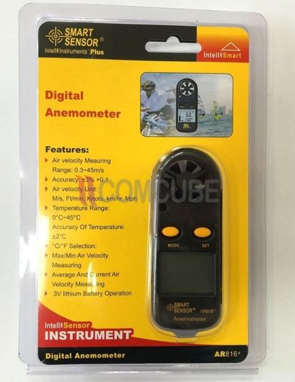 SMART SENSOR AR816 เครื่องวัดความเร็วลมแบบใบพัด Vane Anemometer - Image 2
