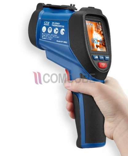 วิดีโอเทอร์โมมิเตอร์ CEM DT-9862 Infrared video thermometer (2200°C) - Image 4
