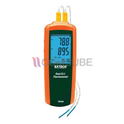 เทอร์โมมิเตอร์แบบเทอร์โมคัปเปิล EXTECH TM300 (2 Channel)