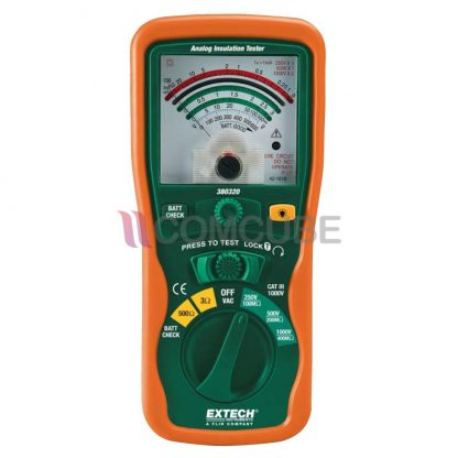 เครื่องวัดความเป็นฉนวนแบบอะนาล็อก Insulation Tester EXTECH 380320