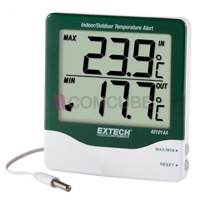 เทอร์โมมิเตอร์พร้อมแจ้งเตือนอุณหภูมิแบบเอาท์ดอร์ EXTECH 401014A
