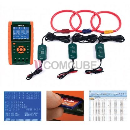 เครื่องวิเคราะห์คุณภาพไฟฟ้า Power Analyzer/Datalogger EXTECH PQ3450-30 (3000A)
