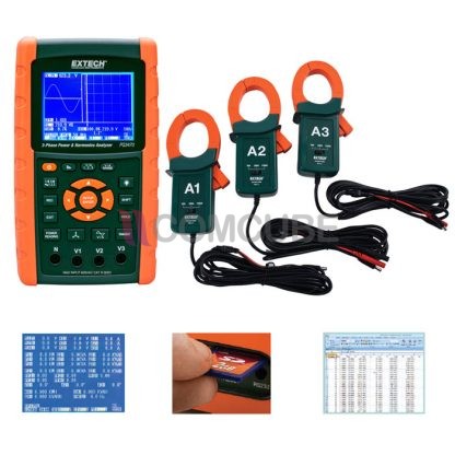 Power & Harmonics Analyzer/Datalogger EXTECH PQ3470-12  พร้อม 1200A Clamps