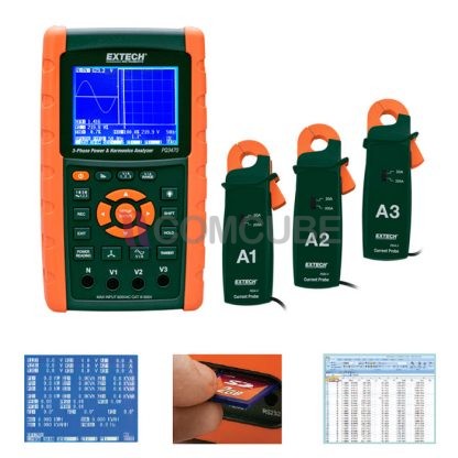 Power & Harmonics Analyzer/Datalogger EXTECH PQ3470-2  พร้อม 2000A Clamps