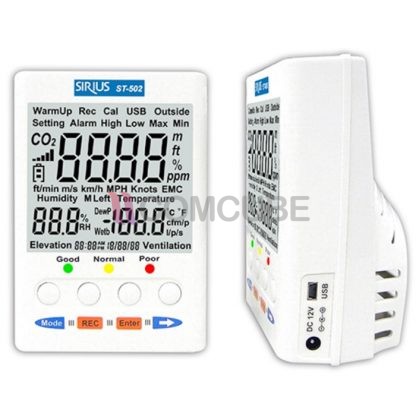 เครื่องวัดก๊าซคาร์บอนไดออกไซด์/อุณหภูมิ/ความชื้น SIRIUS ST-502 Datalogger - Image 2
