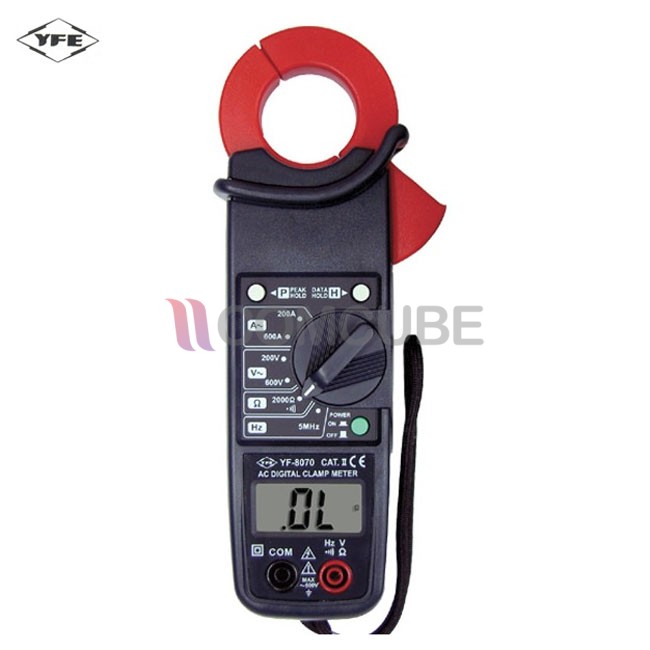 AC Clamp Meter YFE รุ่น YF-8070 ดิจิตอลแคลมป์มิเตอร์ 750V/600A