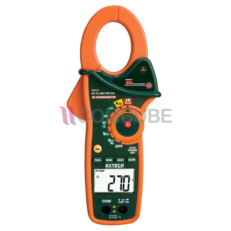 EXTECH EX810 ดิจิตอลแคลมป์มิเตอร์ Clamp Meter  (600V/1000A)