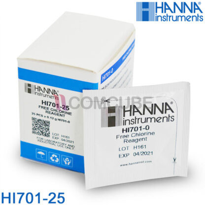 เม็ดยาวัดคลอรีน Free Chlorine HANNA HI701-25 (25 Tests)