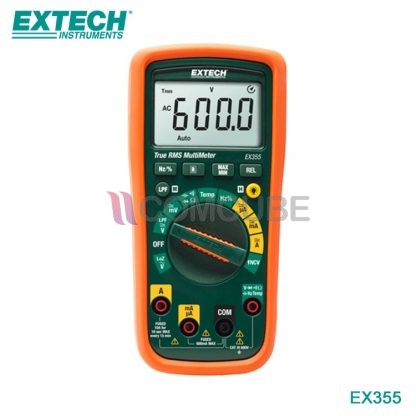 มัลติมิเตอร์แบบ 12 ฟังชั่น/True RMS/NCV Detector/เทอร์โมมิเตอร์ EXTECH รุ่น EX355