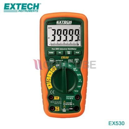 มัลติมิเตอร์แบบ 11 ฟังชั่น/True RMS/Type K เทอร์โมมิเตอร์ EXTECH รุ่น EX530
