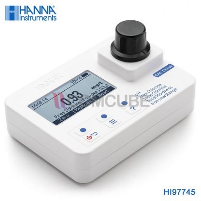 เครื่องวัด pH, Free /Total Chlorine, Total Hardness, Iron ช่วงต่ำ HANNA รุ่น HI97745