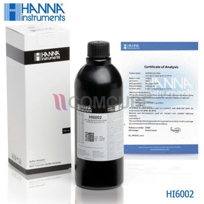 น้ำยาสอบเทียบ pH 2.000 Calibration Buffer HANNA HI6002 (500 มิลลิลิตร)