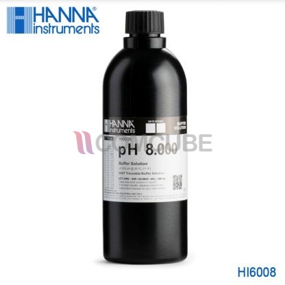 HANNA HI6008 น้ำยามาตรฐาน 500 mL (สารละลายบัฟเฟอร์ 8.000 pH)