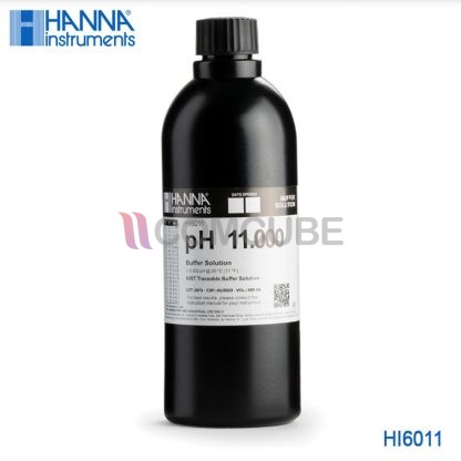 HANNA HI6011 น้ำยามาตรฐาน 500 mL (สารละลายบัฟเฟอร์ 11.000 pH)