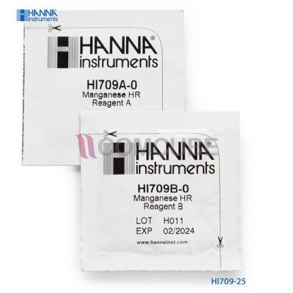 Manganese รีเอเจนต์ช่วงสูง HANNA HI709-25 (25 Tests)