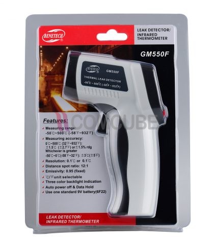 เครื่องวัดอุณหภูมิแบบอินฟราเรด/Leak Detector BENETECH GM550F - Image 4