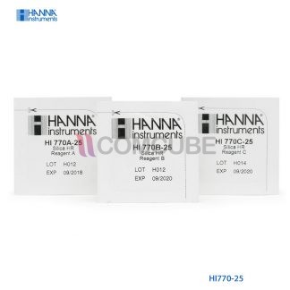 Silica รีเอเจนต์ช่วงสูง HANNA HI770-25 (25 Tests)
