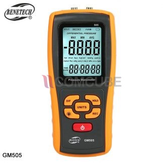 มาโนมิเตอร์ เครื่องวัดความดัน BENETECH GM505 (0.36psi)