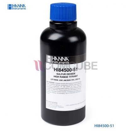Sulfur Dioxide รีเอเจนต์ช่วงสูง HANNA HI84500-51