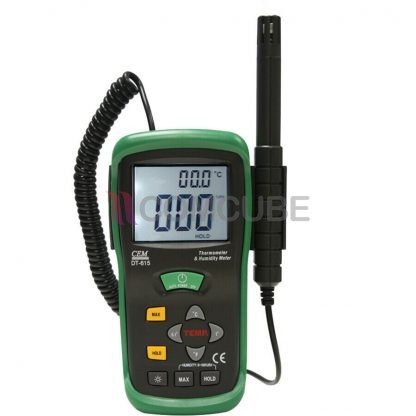 เครื่องวัดอุณหภูมิ/ความชื้นสัมพัทธ์แบบพกพา CEM รุ่น DT-615