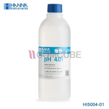 พีเอชบัฟเฟอร์ น้ำยามาตรฐาน pH 4.01 HANNA HI5004-01 ขนาด 1 ลิตร