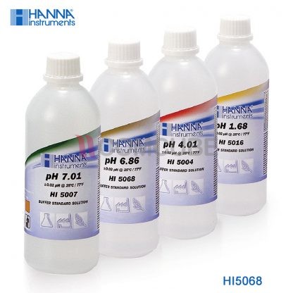 น้ำยามาตรฐาน pH 6.86 พีเอชบัฟเฟอร์ HANNA HI5068 (500 มิลลิลิตร)