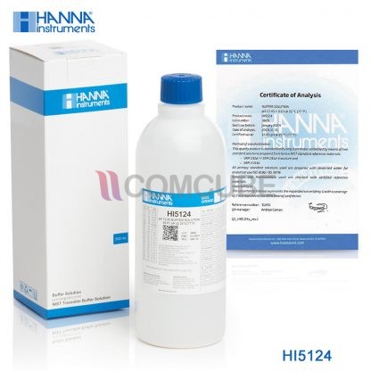 น้ำยามาตรฐาน pH 12.45 พีเอชบัฟเฟอร์ HANNA HI5124 (500 มิลลิลิตร)