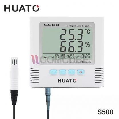 External Sensor Data Logger เครื่องบันทึกอุณหภูมิ/ความชื้น HUATO S500-EX