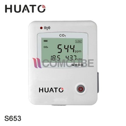 เครื่องวัดค่า CO2/อุณหภูมิ/ความชื้น แบบ Data Logger HUATO S653