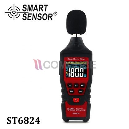 เครื่องวัดเสียงแบบพกพา Sound Level Meter SMART SENSOR รุ่น ST6824