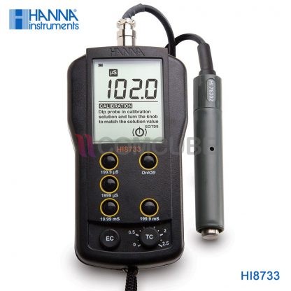 EC Meter เครื่องวัดค่าอีซีแบบพกพา Multi Range HANNA HI8733